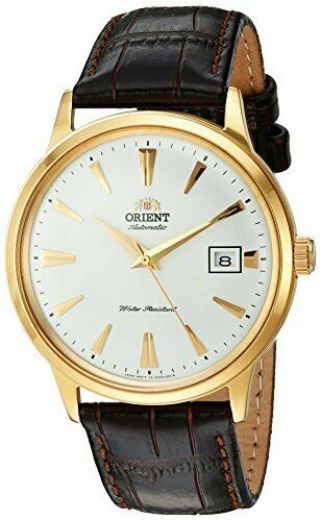 Orient 2nd Generation Bambino Dome Crystal Automatic Gold Men 