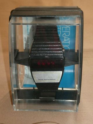 Vintage Texas Instruments Led Watch Circa 1975 - Boxed With Instructions