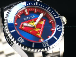 Invicta 47mm Dc Comics Justice League Grand Diver Automatic Superman Watch