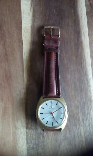 Vintage Mens Bulova Automatic Swiss Made Wrist Watch 4