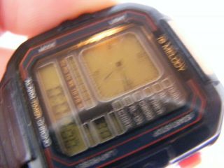 vintage - rare ZEON chrono LCD 16 melody watch - - restore/repairs etc 7