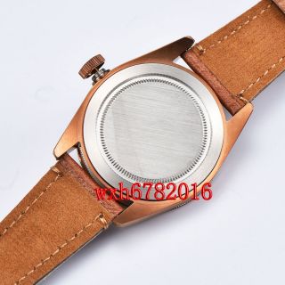 41mm Corgeut Bronze Case Sapphire Glass Automatic Mechanical Mens Casual Watch 5