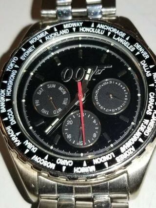 James Bond 007 Special Limited Edition By Fossil 1997 With Battery