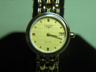 Ladies Rare & Vintage Longines " Conquest " Swiss Watch W/date Nos Wow 1128501