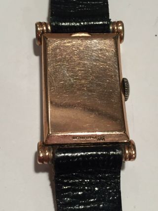 Vintage Gruen Men’s Fancy Lugs Rose Gold Watch 17J — Rare Precision Caliber 355C 3