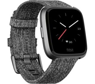 100 Charity Donation: Fitbit Versa Special Edition Smart Watch - Charcoal Strap