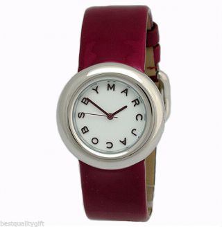 Marc Jacobs Wine Red Patent Leather Cuff,  Band Women Watch - Mbm8516