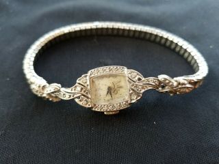 Lady Hamilton Platinum 22 Diamond Watch - 1940 