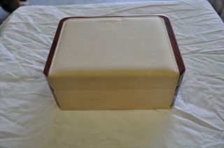 100 AUTHENTIC - VINTAGE JAEGER LECOULTRE INNER & OUTER MEN ' S WATCH BOX / Tool 7