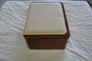 100 AUTHENTIC - VINTAGE JAEGER LECOULTRE INNER & OUTER MEN ' S WATCH BOX / Tool 8
