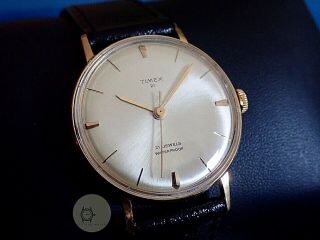 Mens Vintage Winding Watch Timex 21 Jewels Gb Fully Serviced 1964 M72