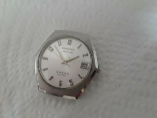 Vintage Wristwatch Longines Admiral 5 Star 17 J 501 Swiss Fancy Case Automatic