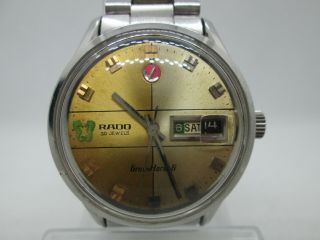 RADO GREEN HORSE 6 DAYDATE STAINLESS STEEL AUTOMATIC MENS WATCH 2