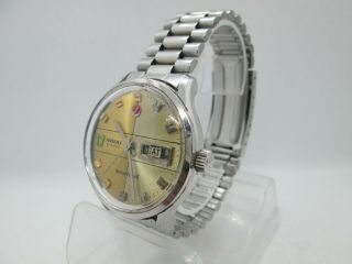RADO GREEN HORSE 6 DAYDATE STAINLESS STEEL AUTOMATIC MENS WATCH 3