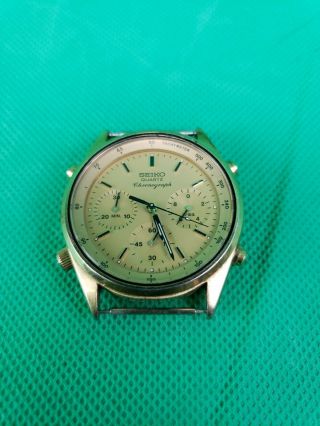 Vintage Seiko 7a28 - 7029 Quartz Chronograph Watch