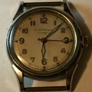 Vintage Girard Perregaux Automatic Swiss Military Style Mens Wrist Watch