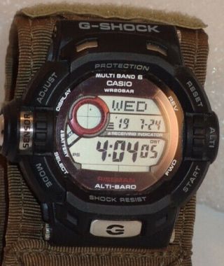 Casio Watch G - Shock Gw - 9200j - 1jf Riseman Mtb 20bar Multi Band 6