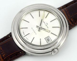 Vintage Helvetia Automatic Date Swiss 25 Jewel Old Stock Mens Wrist Watch