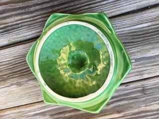 RARE GREEN LID 1950’s McCoy Pottery Pumpkin Jack o’ Lantern Cookie Jar 8