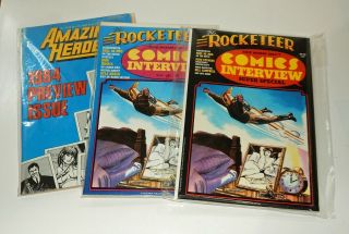 Three Rocketeer Magazines