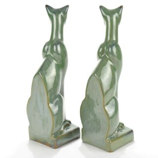 Arts & Crafts/Deco Fulper Pottery Green Crystalline 9 1/2 