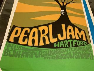 Rare Pearl Jam Poster Hartford 1998,  A True Holy Grail S/N 57/450 9