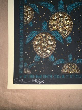 Slater Turtle Widespread Panic Spring 2013 Poster 2