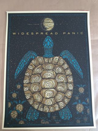 Slater Turtle Widespread Panic Spring 2013 Poster 6