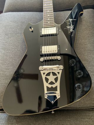 Washburn Ps500 Paul Stanley Kiss Signature Guitar Signed - With