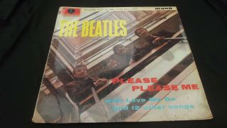 BEATLES:Please Please Me 1963 1st GOLD PRESS EX,  FULLY SIGNED PROMO PICTURE 12