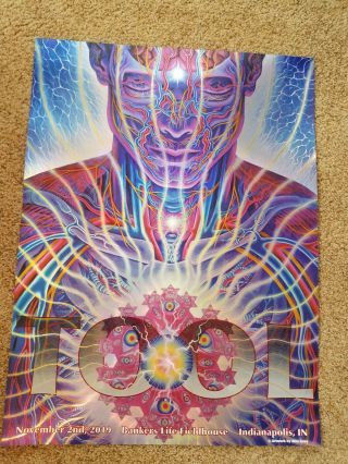 Tool Poster 2019 Alex Grey Indianapolis November 2019 Bankers Life Fieldhouse In