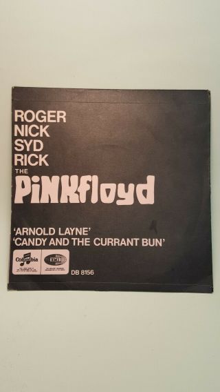 1967 UK PINK FLOYD ART SLEEVE DEMO.  VINYL IS.  MEGA RARE. 9