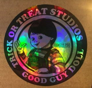 Child ' s Play 2 Trick Or Treat Studios Chucky Good Guys Doll KICKSTARTER 47/50 7