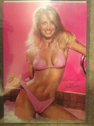 Starmakers1982 Heather Thomas 2129 Pink Bikini Poster - 22 