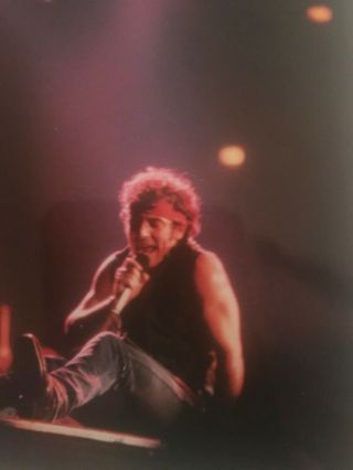phographs of Bruce Springsteen Born in the USA 1985 tour 2