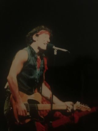 phographs of Bruce Springsteen Born in the USA 1985 tour 4