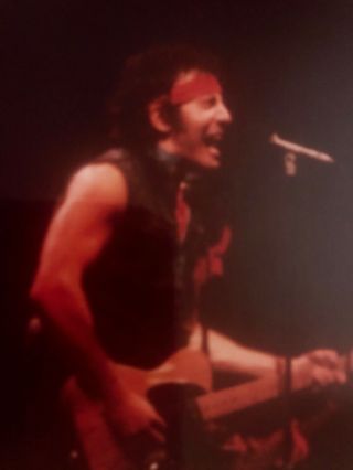 phographs of Bruce Springsteen Born in the USA 1985 tour 6
