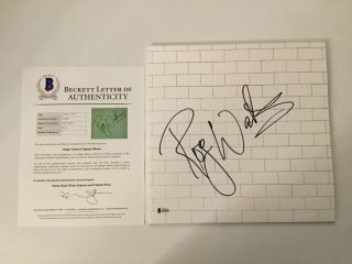 Roger Waters Signed Pink Floyd The Wall Vinyl Album Beckett Bas Loa A