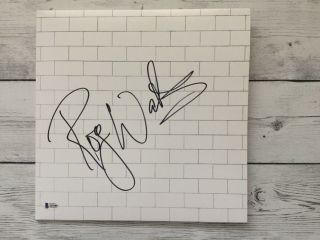 Roger Waters Signed Pink Floyd The Wall Vinyl Album Beckett BAS LOA a 2