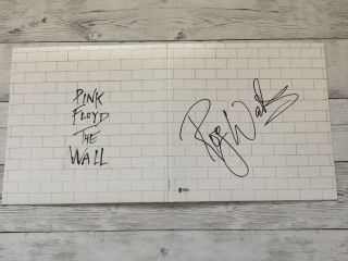 Roger Waters Signed Pink Floyd The Wall Vinyl Album Beckett BAS LOA a 5