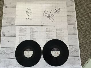 Roger Waters Signed Pink Floyd The Wall Vinyl Album Beckett BAS LOA a 6