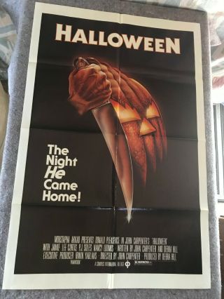 Halloween 1978 1 Sheet Movie Poster 27 " X41 " (vf) John Carpenter Horror