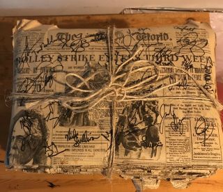 Newsies Newspaper Prop Signed By The Replacement Broadway Cast (cory Cott)
