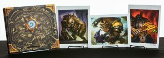 The Art Of Hearthstone Signed By The Hearthstone Team,  3 Signed Mini Prints