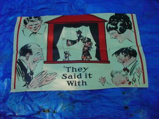 c.  1935 Tony Sarg ' s Marionettes 3 Sheet Paper Poster 5