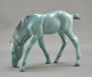 Rare Beswick England Blue Foal - Grazing No.  946 Horse Figurine
