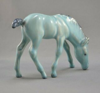 Rare BESWICK England BLUE FOAL - GRAZING No.  946 HORSE FIGURINE 4