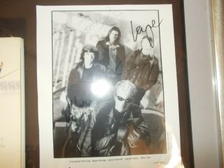 Alice In Chains Autographed Record,  And Promo Picture,  Rare 3
