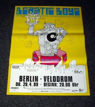 Beastie Boys German Tour Poster Berlin The