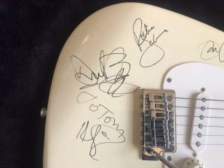 Bon Jovi Autograph Signed Guitar Fender JSA Hall of Fame Jon & Richie 8